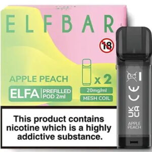 Elf Bar Elfa prefilled pods 2ml 20mg nic salt replacement cartridges two pack