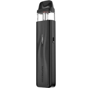 Vaporesso XROS 5 Mini pod kit in Black with USB-C charging port and adjustable airflow slider visible